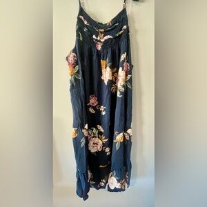 Maurices Blue and White Patterned Dress